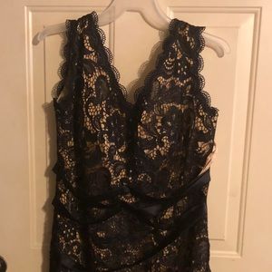 Black Lace Cocktail Dress